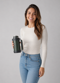 Heavy-Duty Insulated Outdoor Thermos Bottle front view