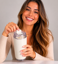 Portable Cream Drink Mixing Tumbler front view