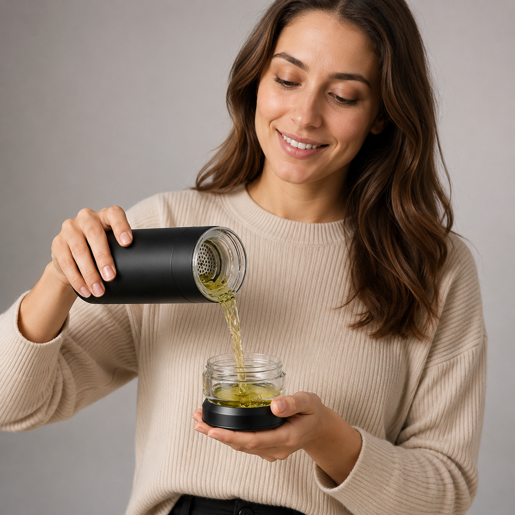 Everyday hydration bottle front view