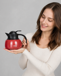 Reliable insulated thermos bottle front view